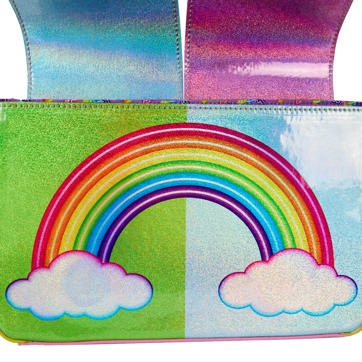 Lisa Frank Color Block Crossbody