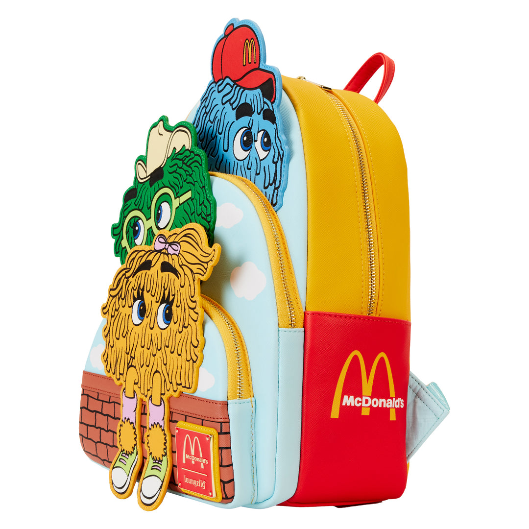 McDonald's Triple Pocket Fry Guys Mini Backpack