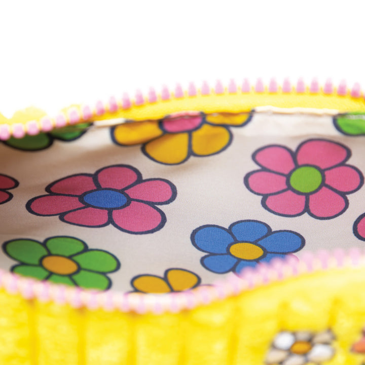 Whatever! Makes You Happy Miffy Corduroy Baguette Crossbody Bag with Bag Charm