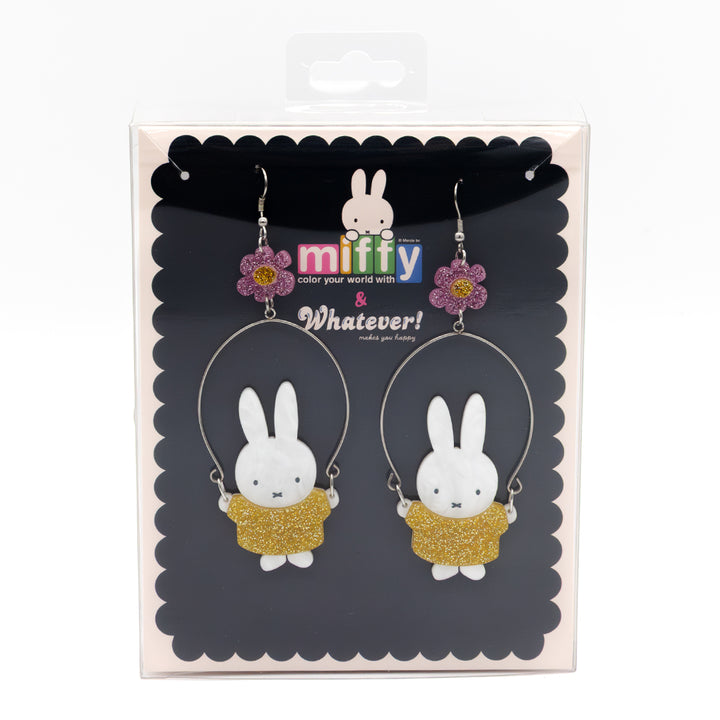 Whatever! Makes You Happy Miffy Jump Roping Acrylic Earrings