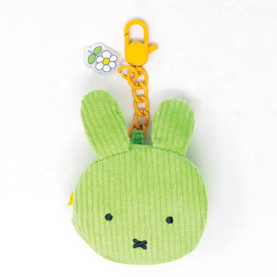 Whatever! Makes You Happy Miffy Corduroy Head Blind Box Coin Bag Charms with Stickers