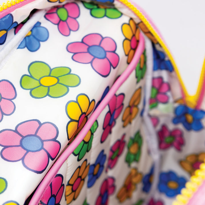 Whatever! Makes You Happy Miffy Corduroy & Faux Leather Pin Trading Backpack