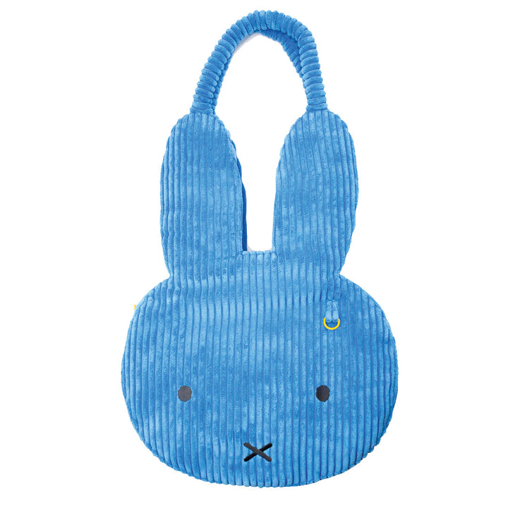 Whatever! Makes You Happy Miffy Head Wide Corduroy Oversized Tote Bag