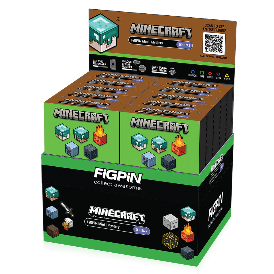 FiGPiN Minecraft Mystery Blind Box Pin