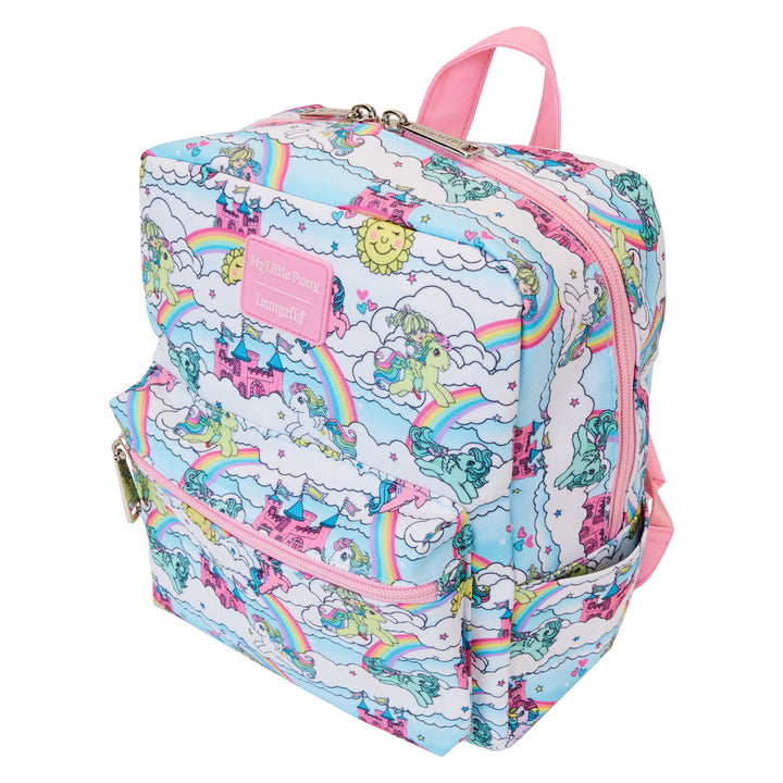 Loungefly Hasbro My Little Pony Sky Scene AOP Nylon Mini Backpack