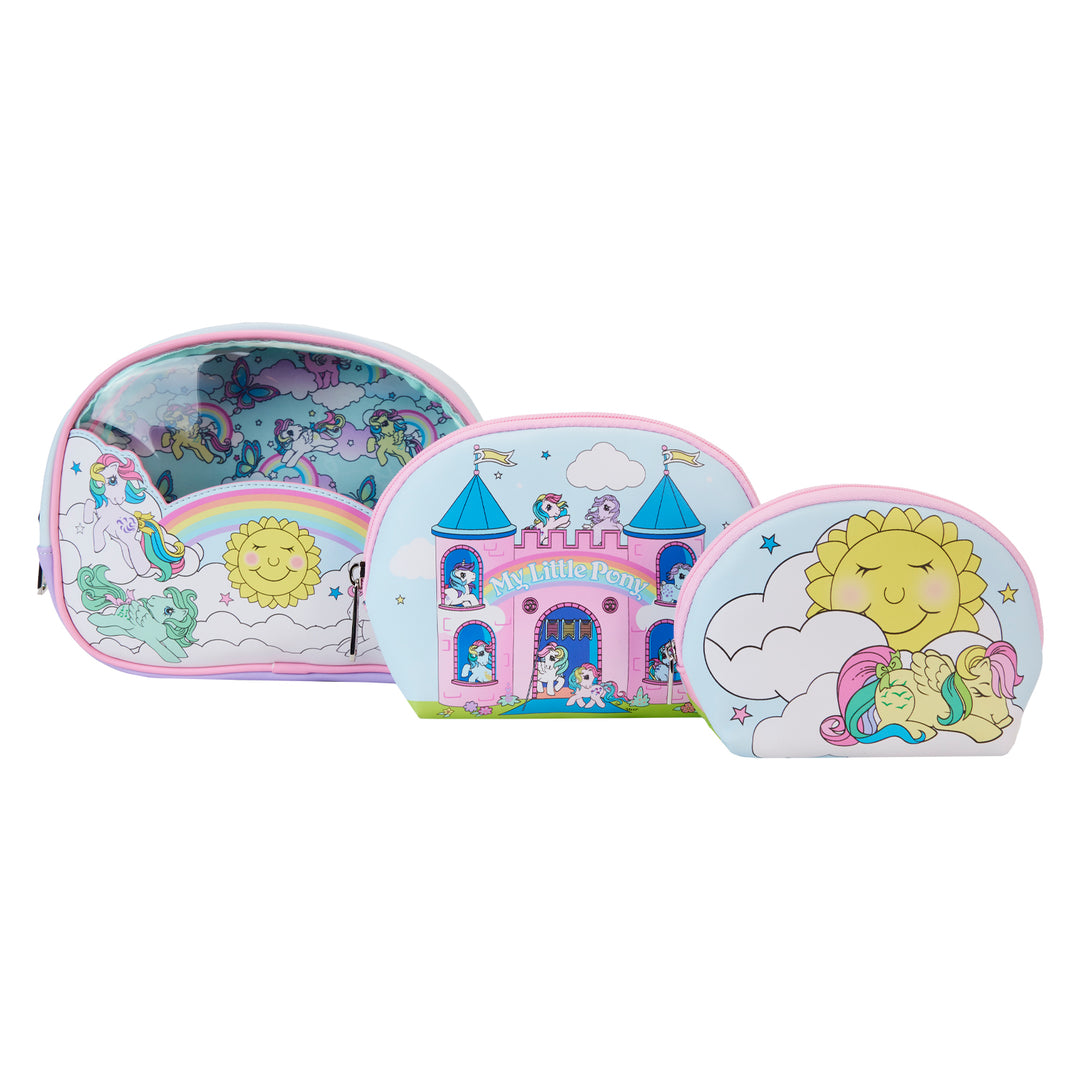 Loungefly Hasbro My Little Pony 3 Pc Cosmetic Bag Set