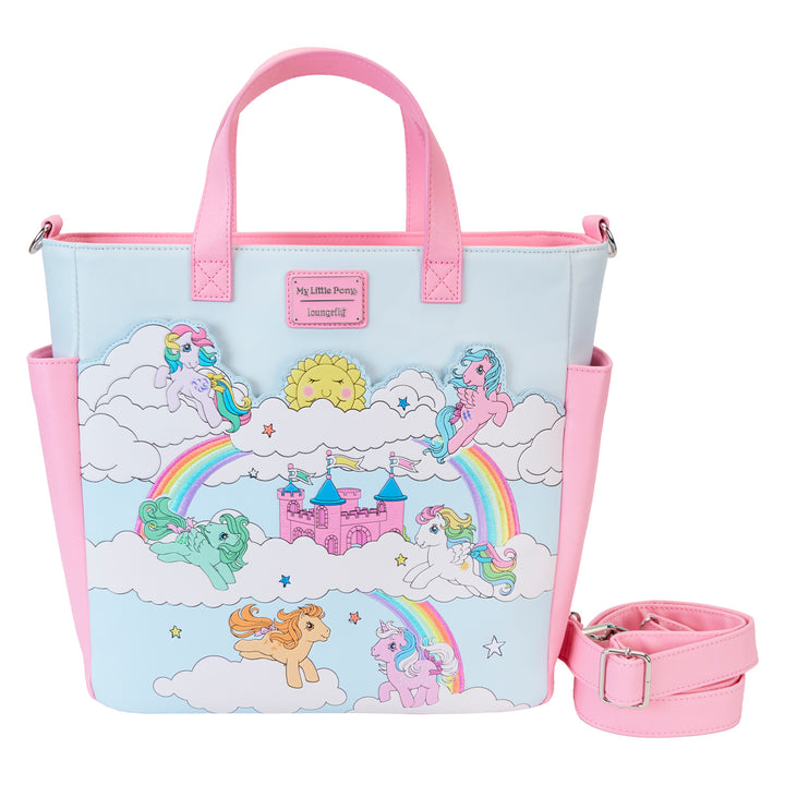 Loungefly Hasbro My Little Pony Sky Scene Convertible Tote Bag