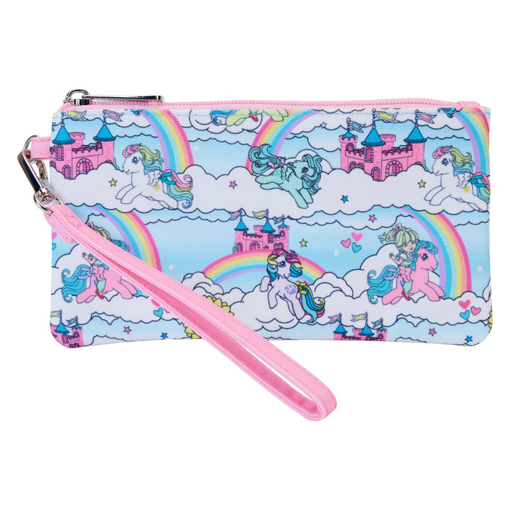 Loungefly Hasbro My Little Pony Sky Scene AOP Nylon Wristlet Wallet