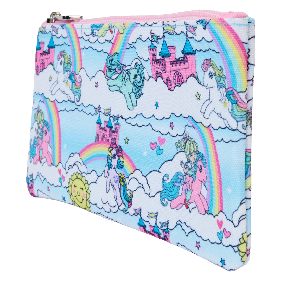 Loungefly Hasbro My Little Pony Sky Scene AOP Nylon Wristlet Wallet