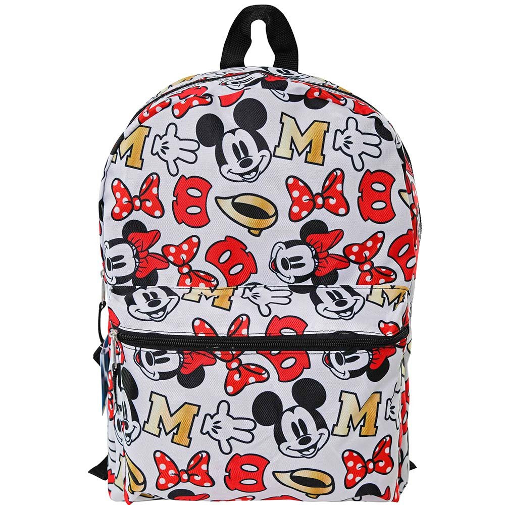 Disney Mickey & Minnie Mouse AOP 16" Backpack