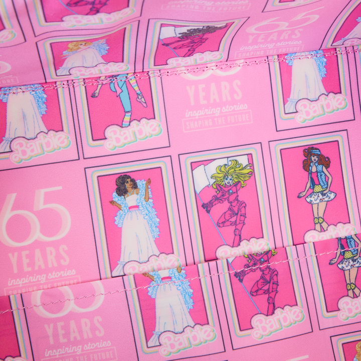 Loungefly Mattel Barbie 65th Anniversary Doll Box Triple Lenticular Mini Backpack