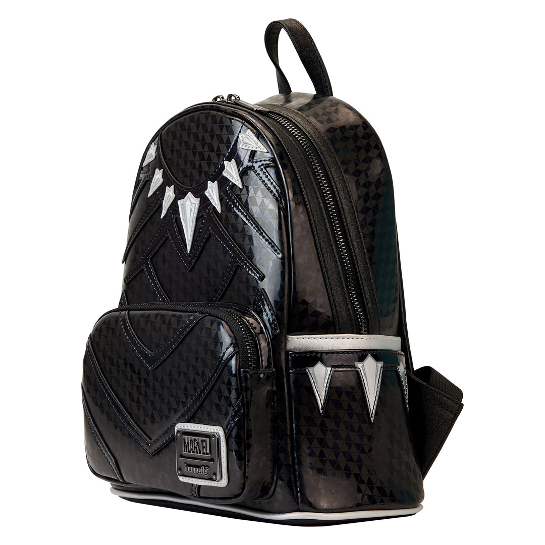 Marvel Metallic Black Panther Cosplay Mini Backpack