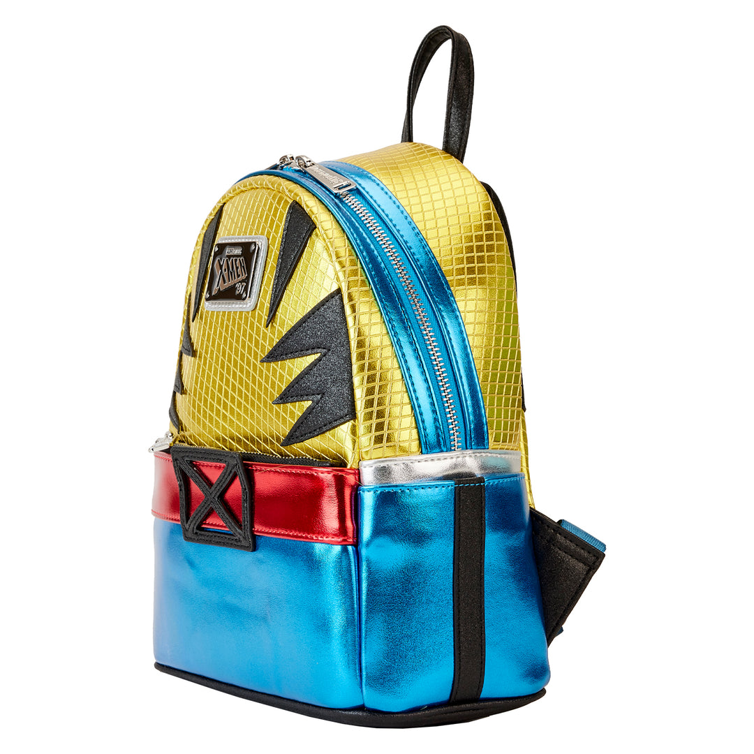 Marvel Metallic X-Men Wolverine Cosplay Mini Backpack