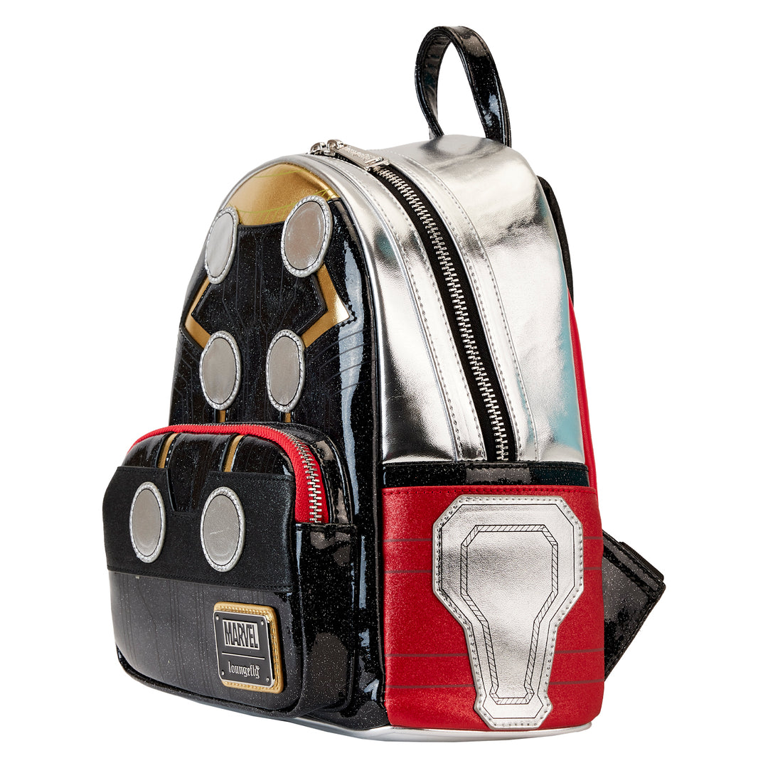 Loungefly Marvel Metallic Thor Cosplay Mini Backpack