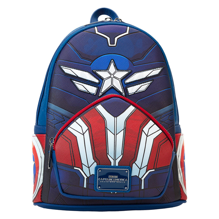 Loungefly Marvel Studios Captain America: Brave New World Sam Wilson Cosplay Mini Backpack