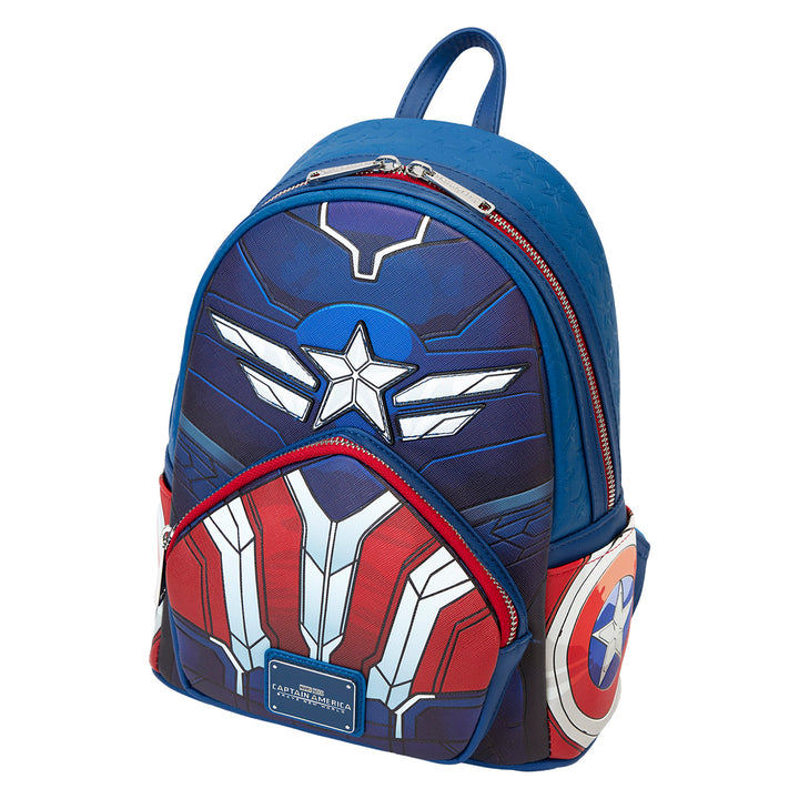 Loungefly Marvel Studios Captain America: Brave New World Sam Wilson Cosplay Mini Backpack