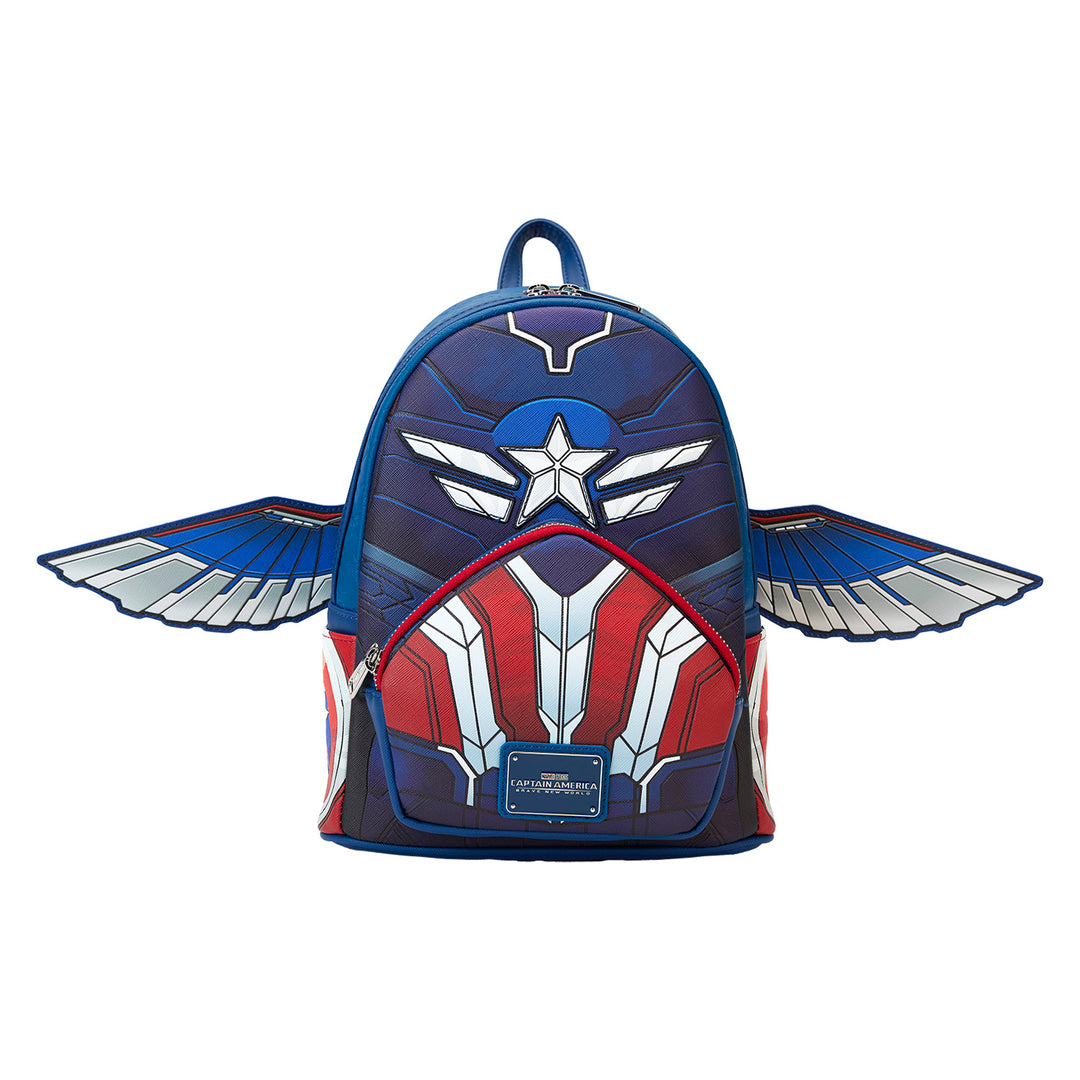 Loungefly Marvel Studios Captain America: Brave New World Sam Wilson Cosplay Mini Backpack