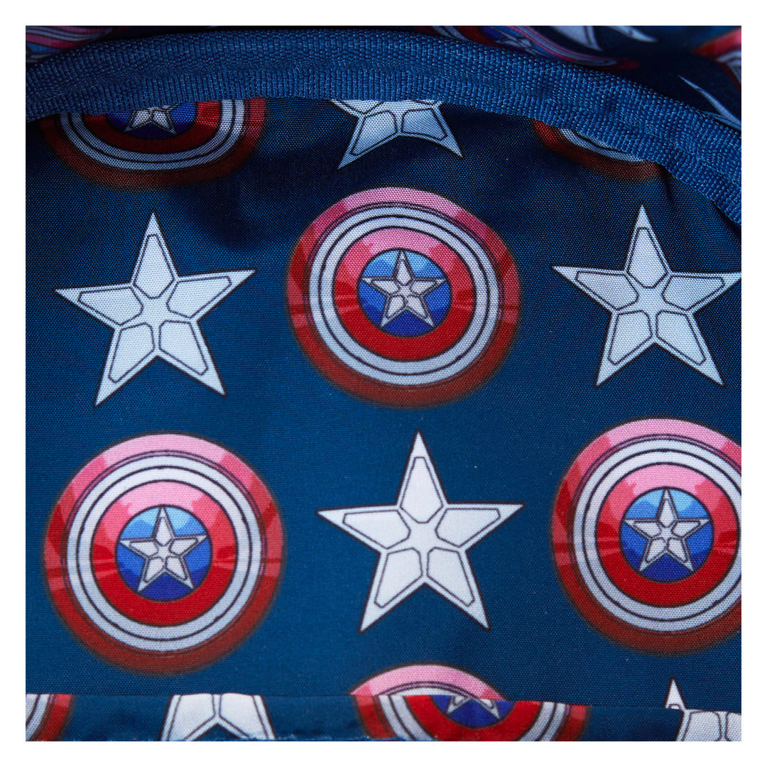 Loungefly Marvel Studios Captain America: Brave New World Sam Wilson Cosplay Mini Backpack