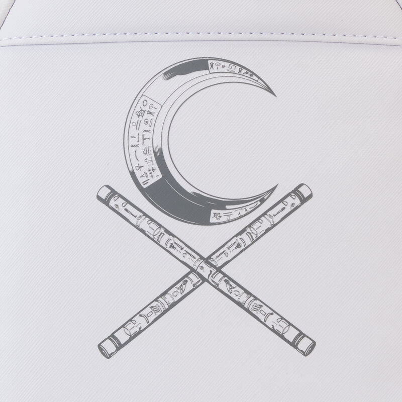 Loungefly C2E2 Limited Edition Marvel Studios Moon Knight Mr. Knight Cosplay Light Up Mini Backpack