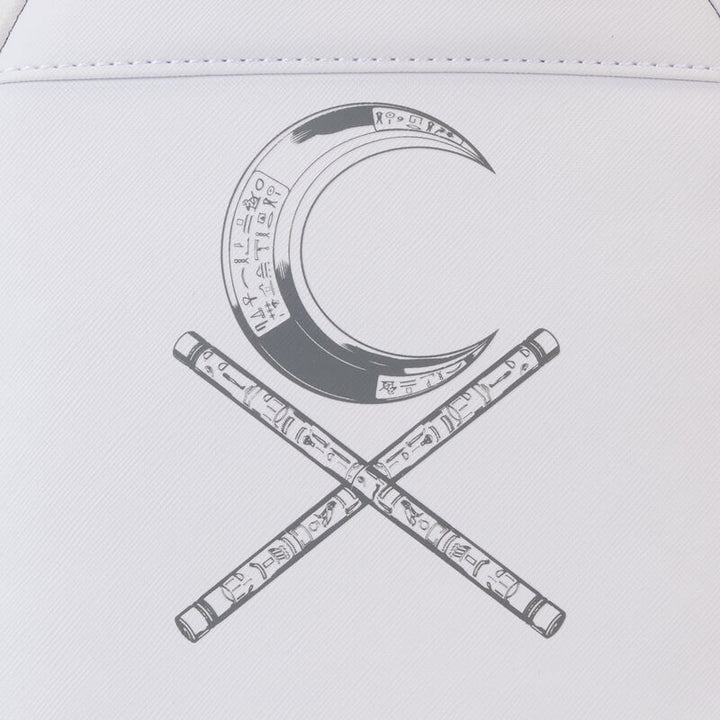 Loungefly C2E2 Limited Edition Marvel Studios Moon Knight Mr. Knight Cosplay Light Up Mini Backpack