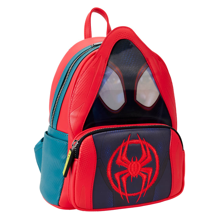 Loungefly Marvel Spiderverse Miles Morales Hoody Cosplay Mini Backpack