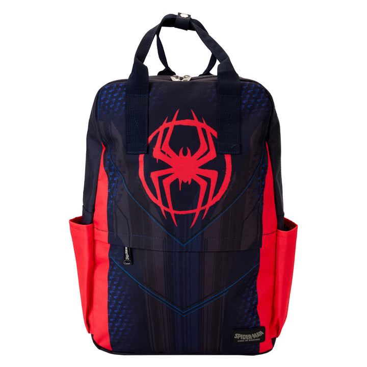 Loungefly Marvel Spiderverse Miles Morales Suit Full Size Nylon Backpack