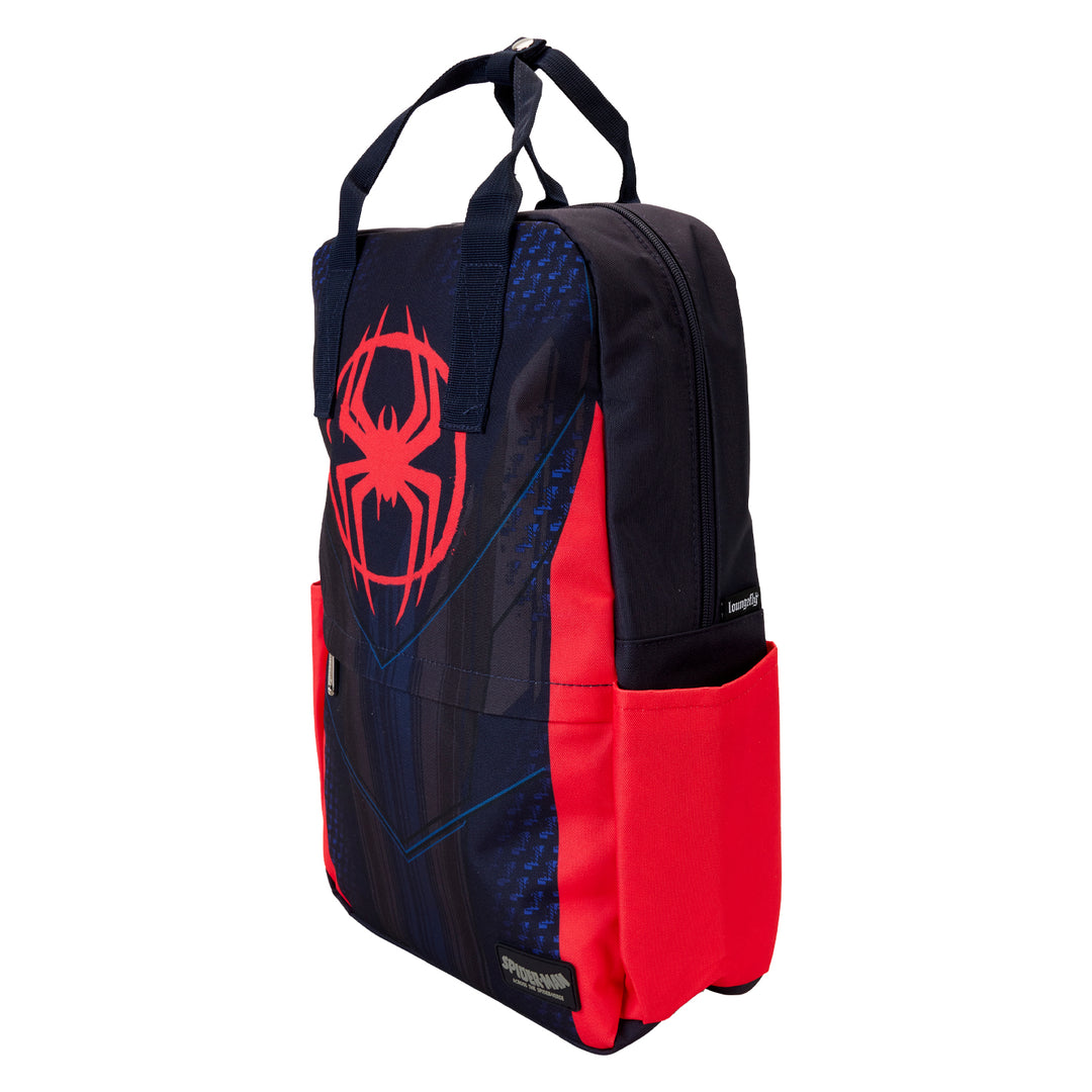 Loungefly Marvel Spiderverse Miles Morales Suit Full Size Nylon Backpack