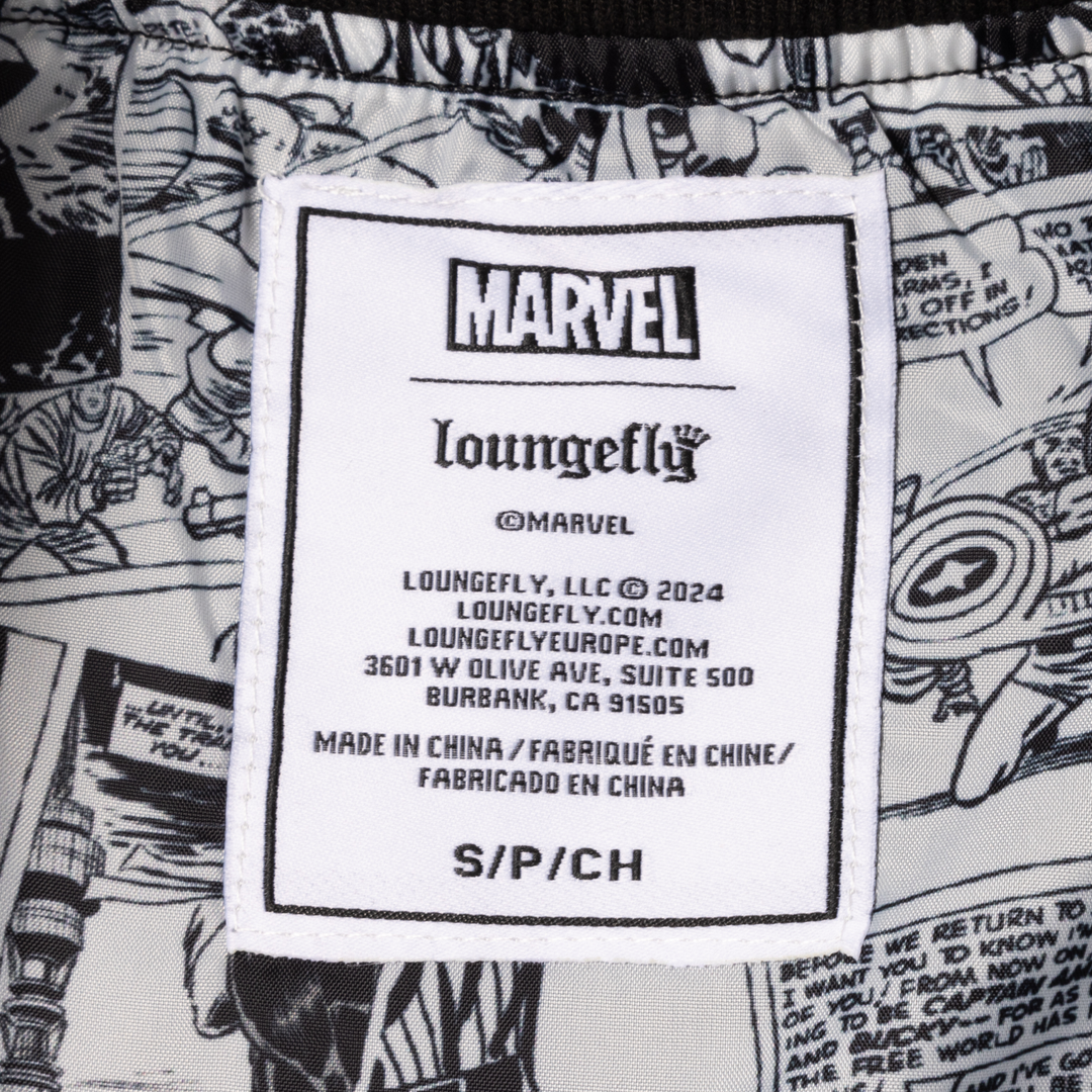 Loungefly Marvel 85th Anniversary Satin Bomber Jacket