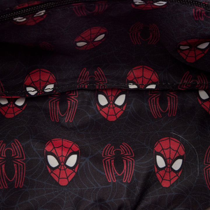 Loungefly Marvel Spider-Man Spider Web Crossbody Bag