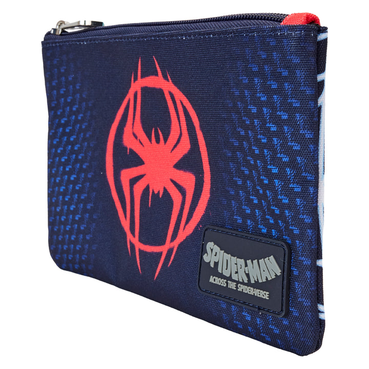 Loungefly Marvel Spiderverse Miles Morales Nylon Wristlet Wallet