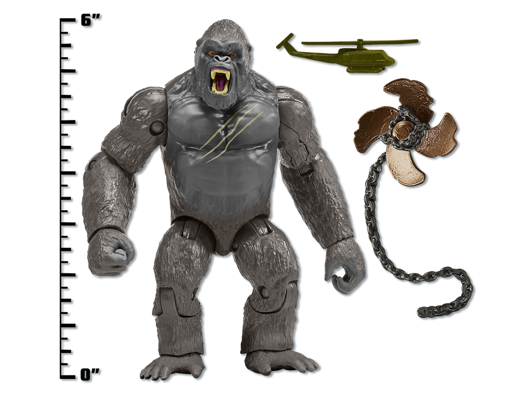Playmates Toys Godzilla Monsterverse Skull Island Kong 6" Action Figure