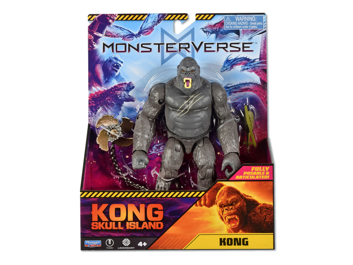Playmates Toys Godzilla Monsterverse Skull Island Kong 6" Action Figure