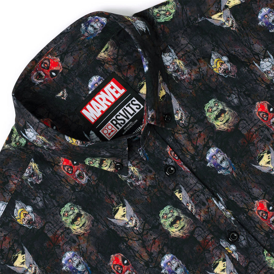 RSVLTS Marvel Studios Marvel Zombies "Hangry" - KUNUFLEX Short Sleeve Shirt