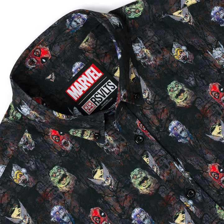 RSVLTS Marvel Studios Marvel Zombies "Hangry" - KUNUFLEX Short Sleeve Shirt