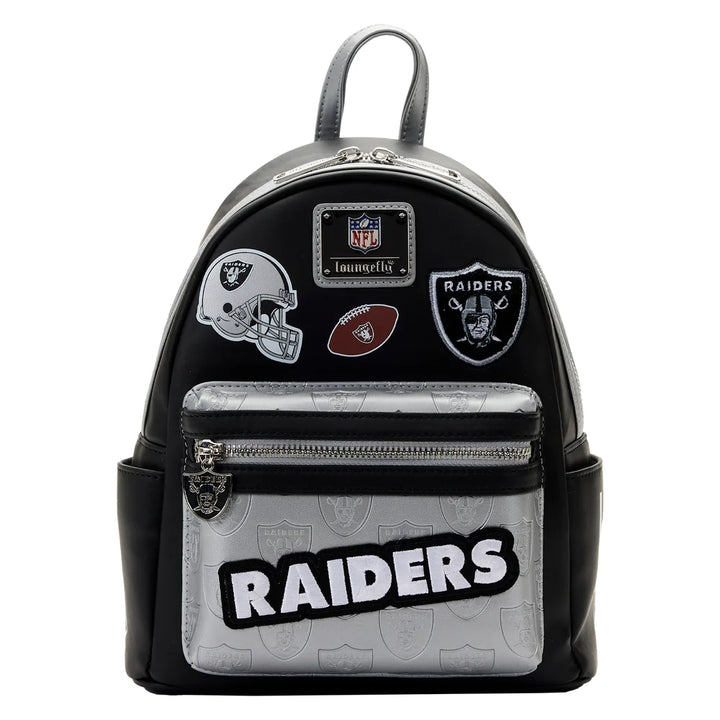 Nfl Las Vegas Raiders Patches Mini Backpack