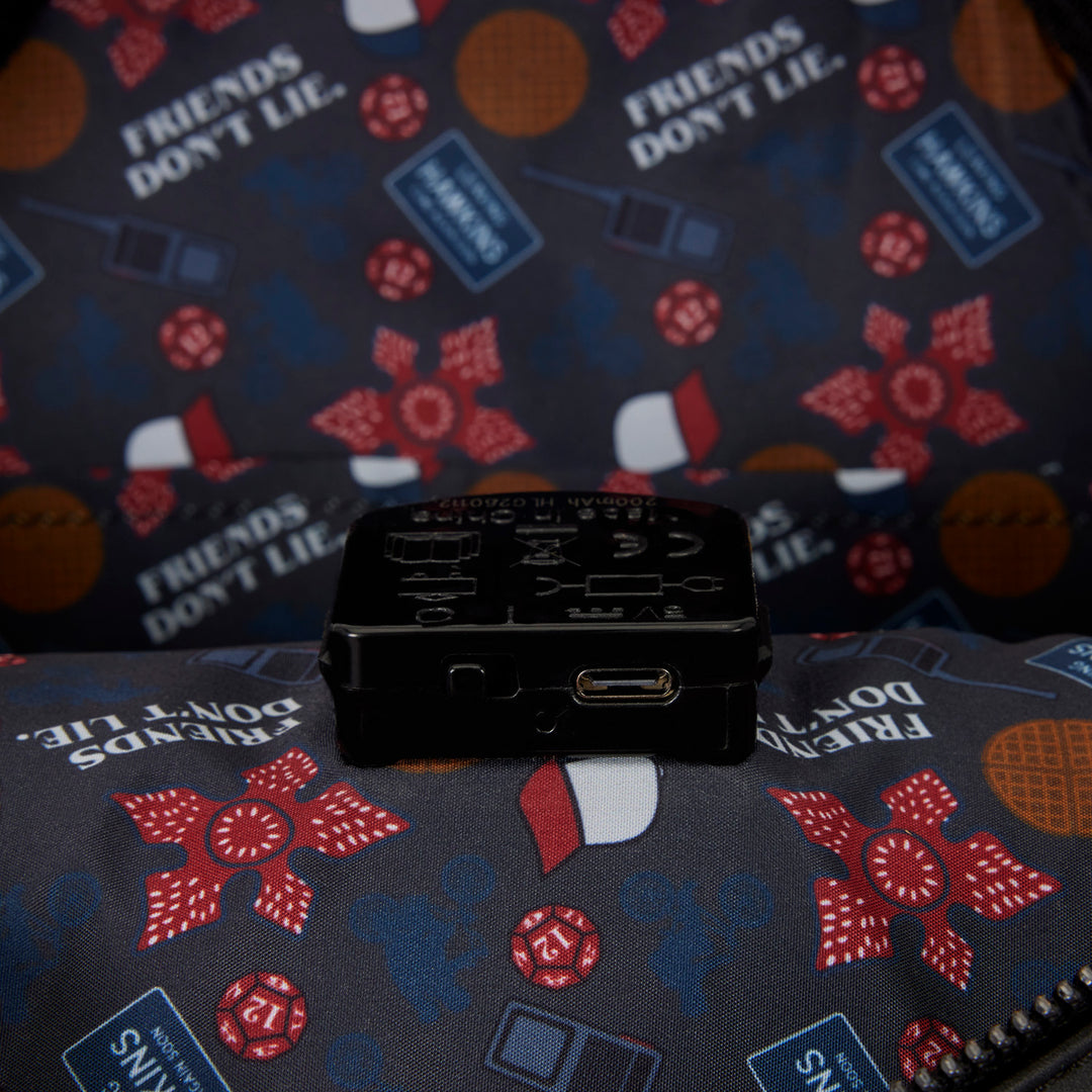 Loungefly Netflix 10th Anniversary Stranger Things Light-Up Mini Backpack