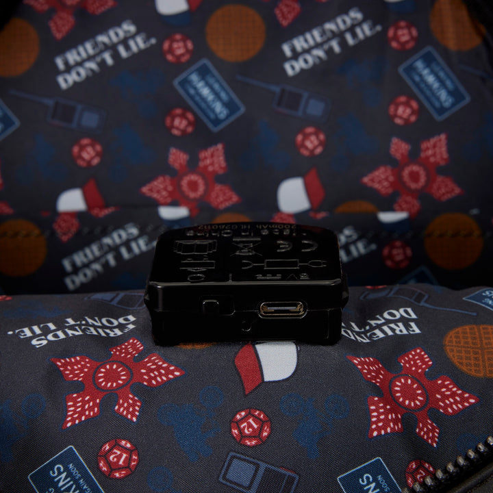 Loungefly Netflix 10th Anniversary Stranger Things Light-Up Mini Backpack