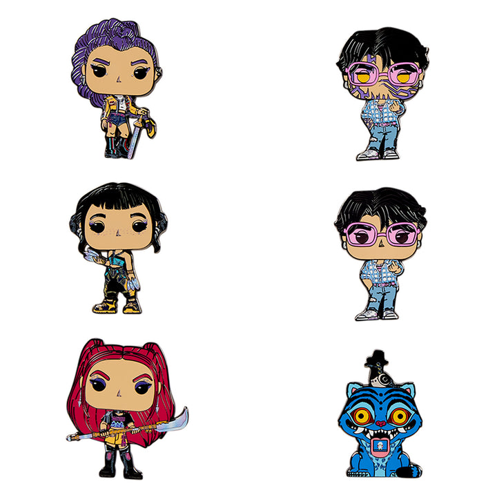 (Coming Soon) Loungefly Netflix K-Pop Demon Hunters Mystery Blind Box Pin