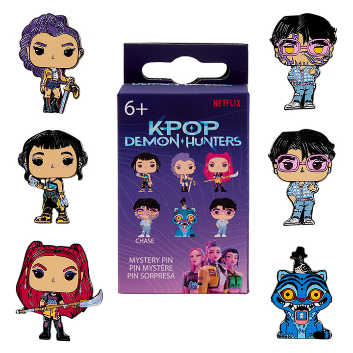 (Coming Soon) Loungefly Netflix K-Pop Demon Hunters Mystery Blind Box Pin