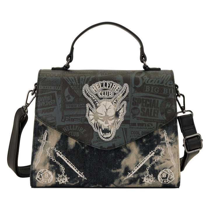 Loungefly Netflix Stranger Things 5 Hellfire Club Crossbody Bag