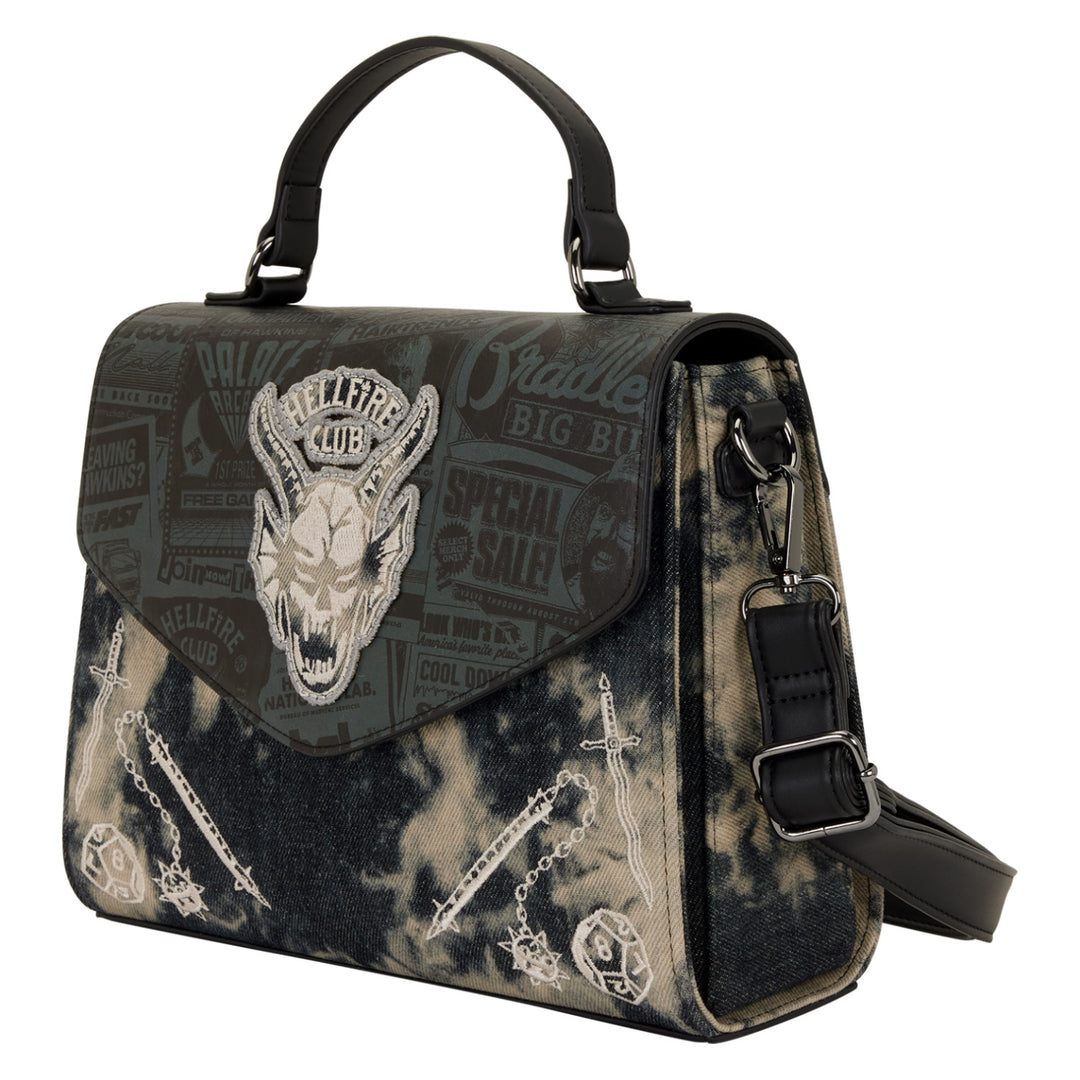 Loungefly Netflix Stranger Things 5 Hellfire Club Crossbody Bag