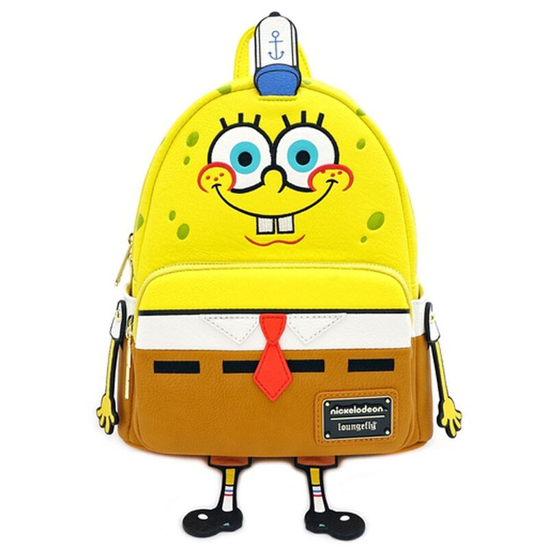 Loungefly Nickelodeon 20th Anniversary Spongebob SquarePants Cosplay Mini Backpack