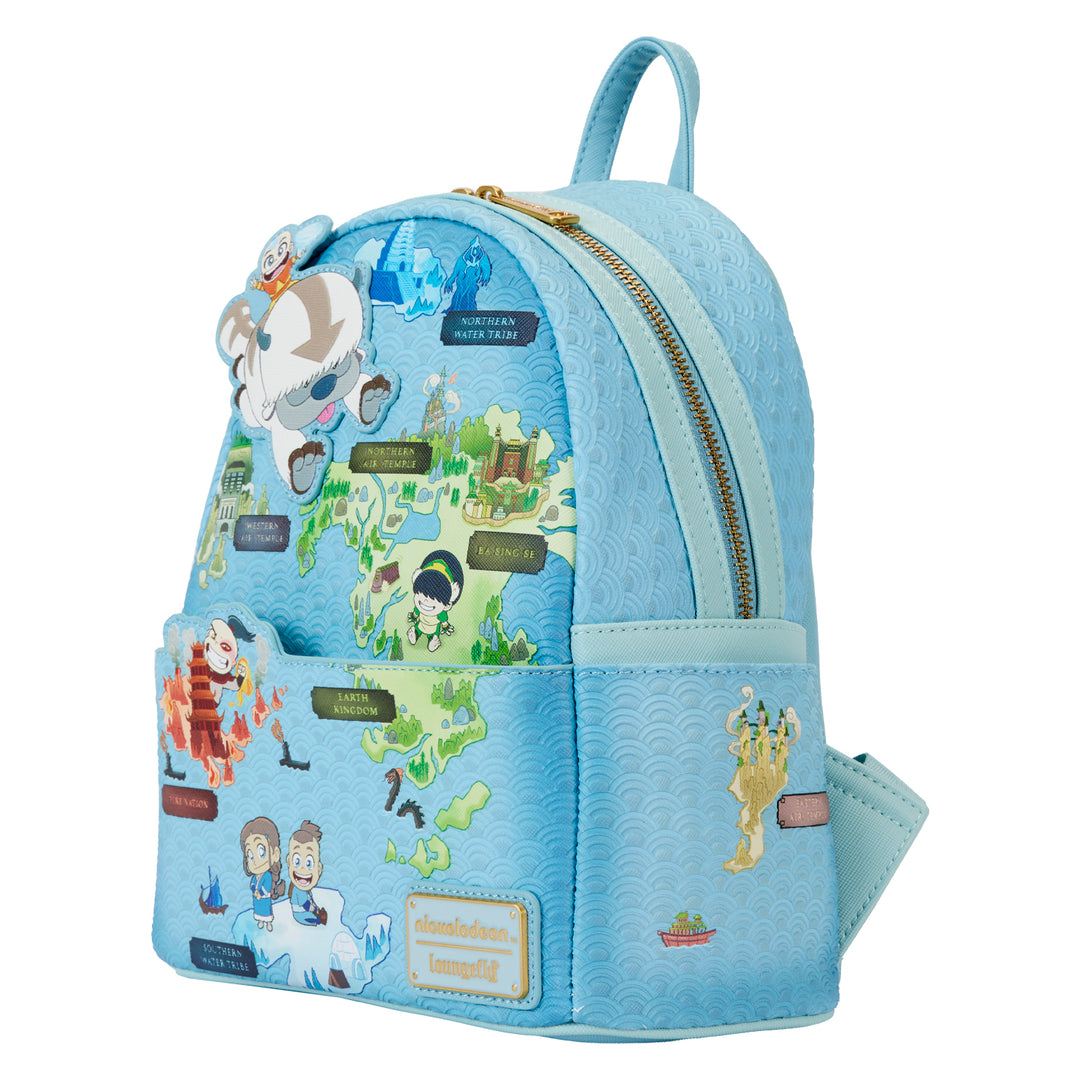 Loungefly Nickelodeon Avatar: The Last Airbender Map Mini Backpack