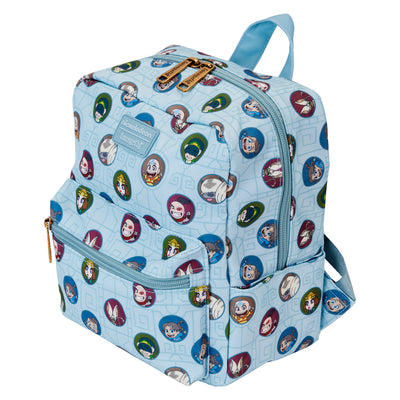 Loungefly Nickelodeon Avatar: The Last Airbender AOP Square Nylon Mini Backpack