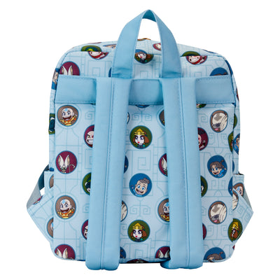 Loungefly Nickelodeon Avatar: The Last Airbender AOP Square Nylon Mini Backpack