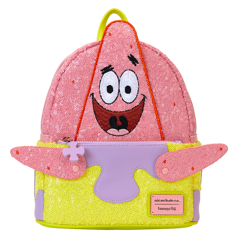 Loungefly Nickelodeon Spongebob Squarepants Patrick Star Sequin Mini Backpack
