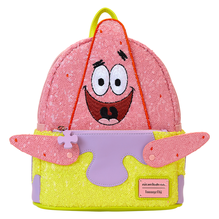 Loungefly Nickelodeon Spongebob Squarepants Patrick Star Sequin Mini Backpack