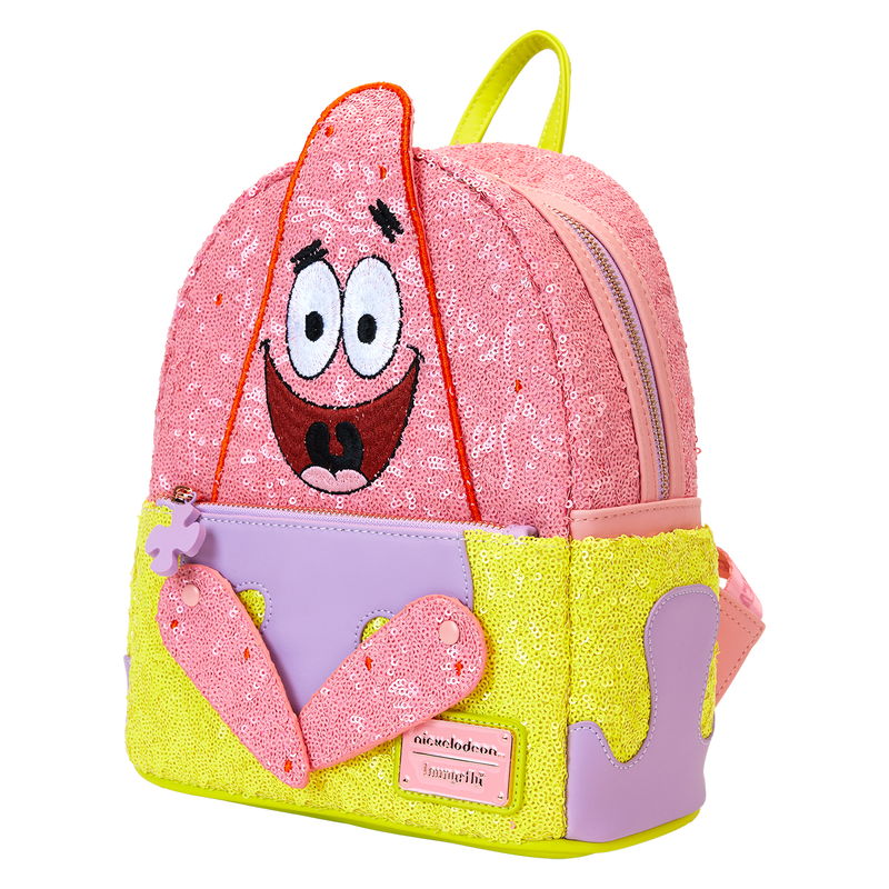 Loungefly Nickelodeon Spongebob Squarepants Patrick Star Sequin Mini Backpack