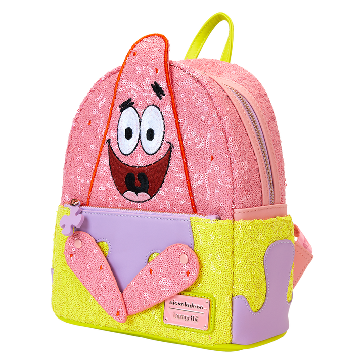 Loungefly Nickelodeon Spongebob Squarepants Patrick Star Sequin Mini Backpack