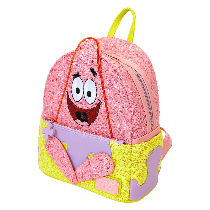 Loungefly Nickelodeon Spongebob Squarepants Patrick Star Sequin Mini Backpack